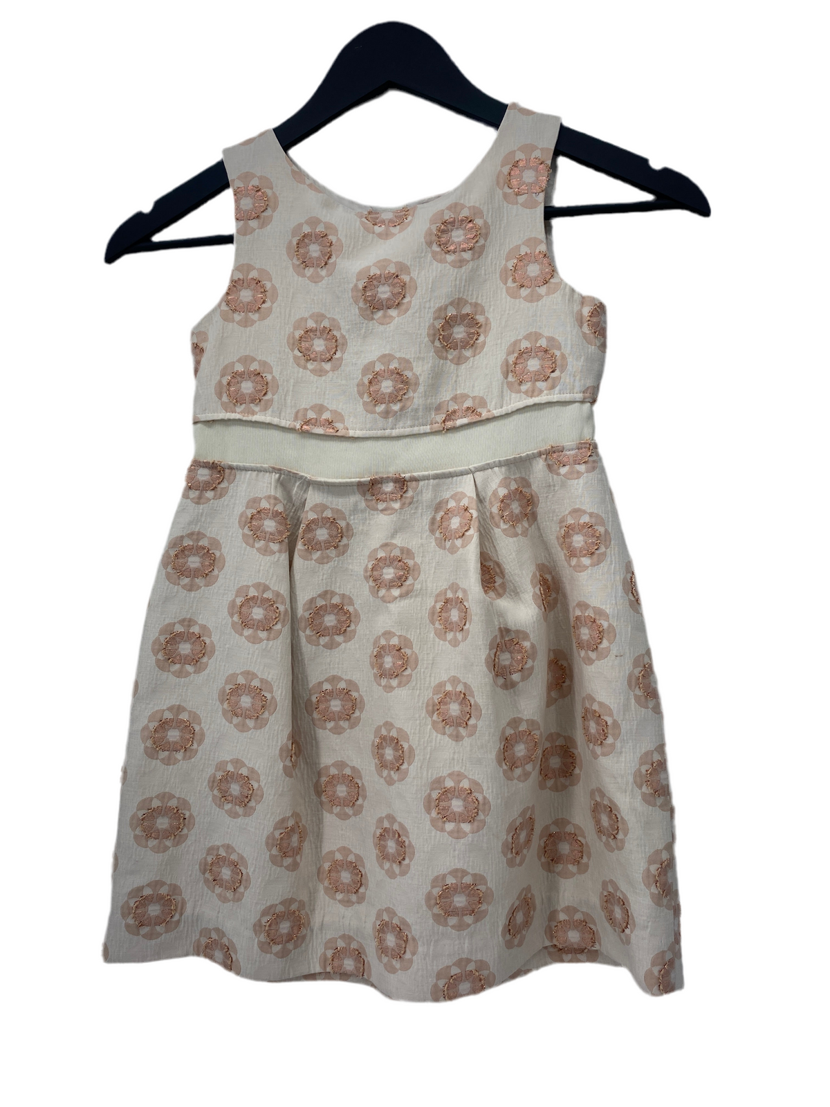 Robe blanche à fleurs