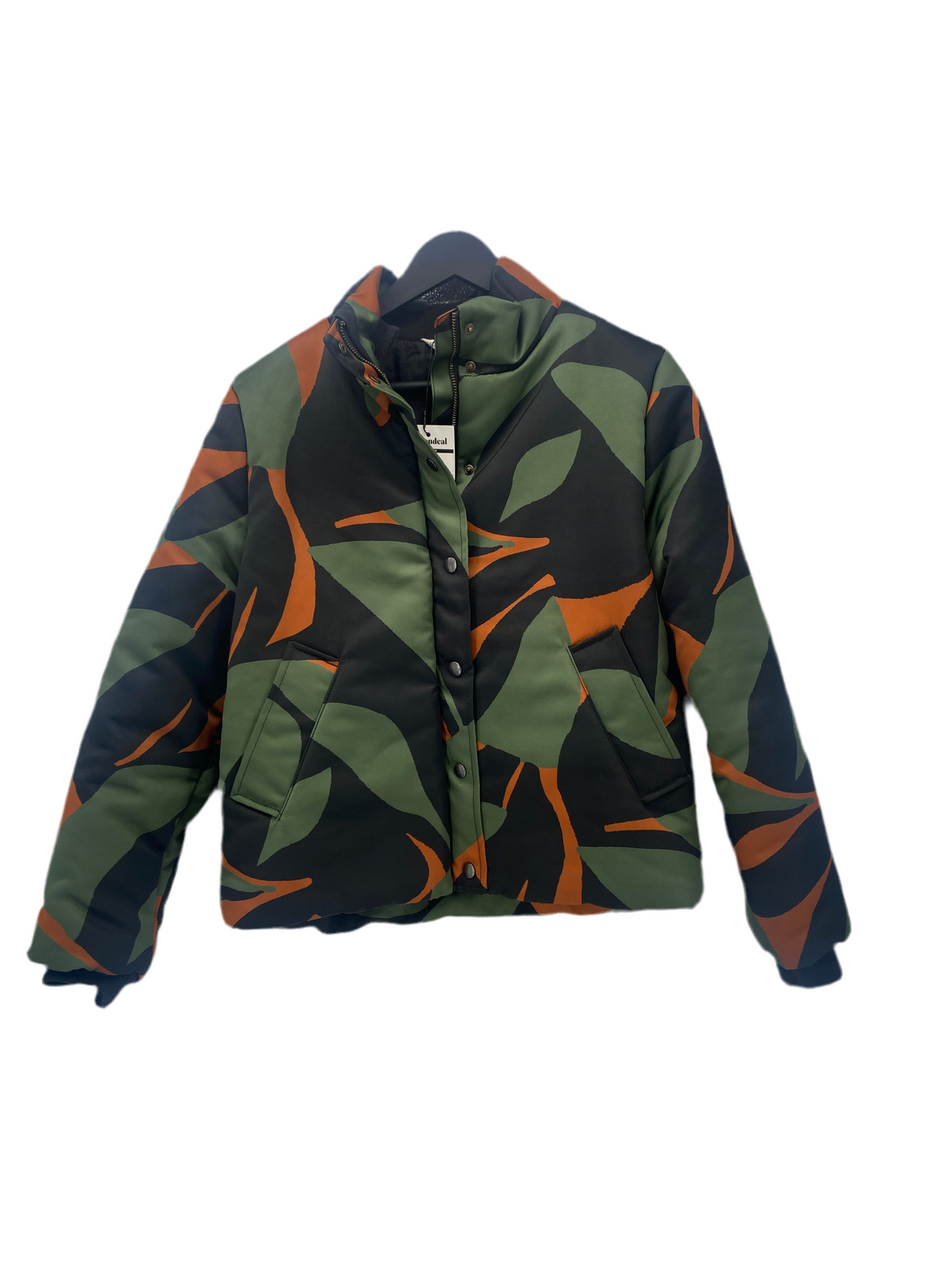 Doudoune militaire fermeture et boutons