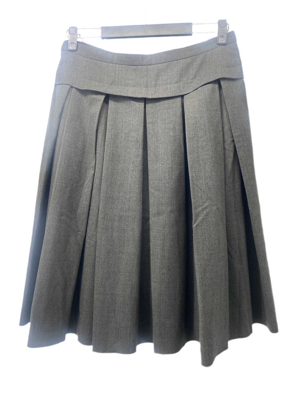 Jupe grise plissée