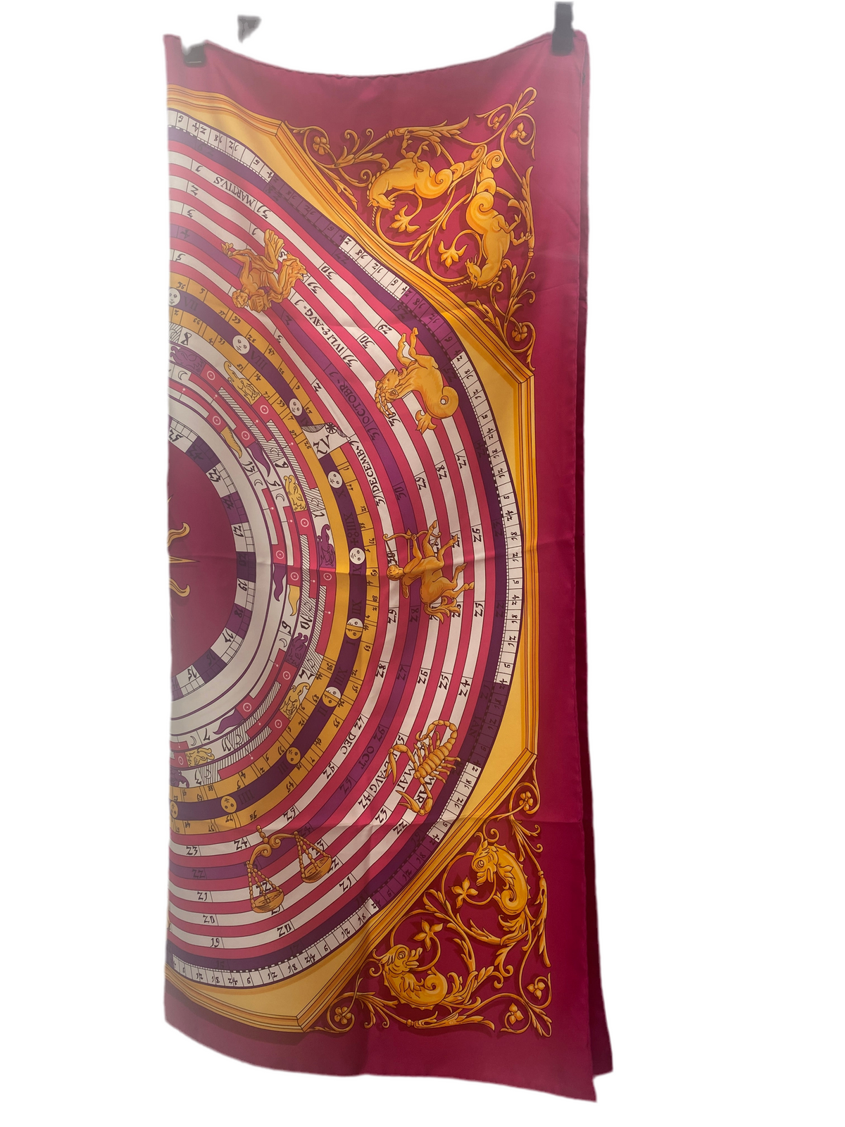 Carré en soie multicolore