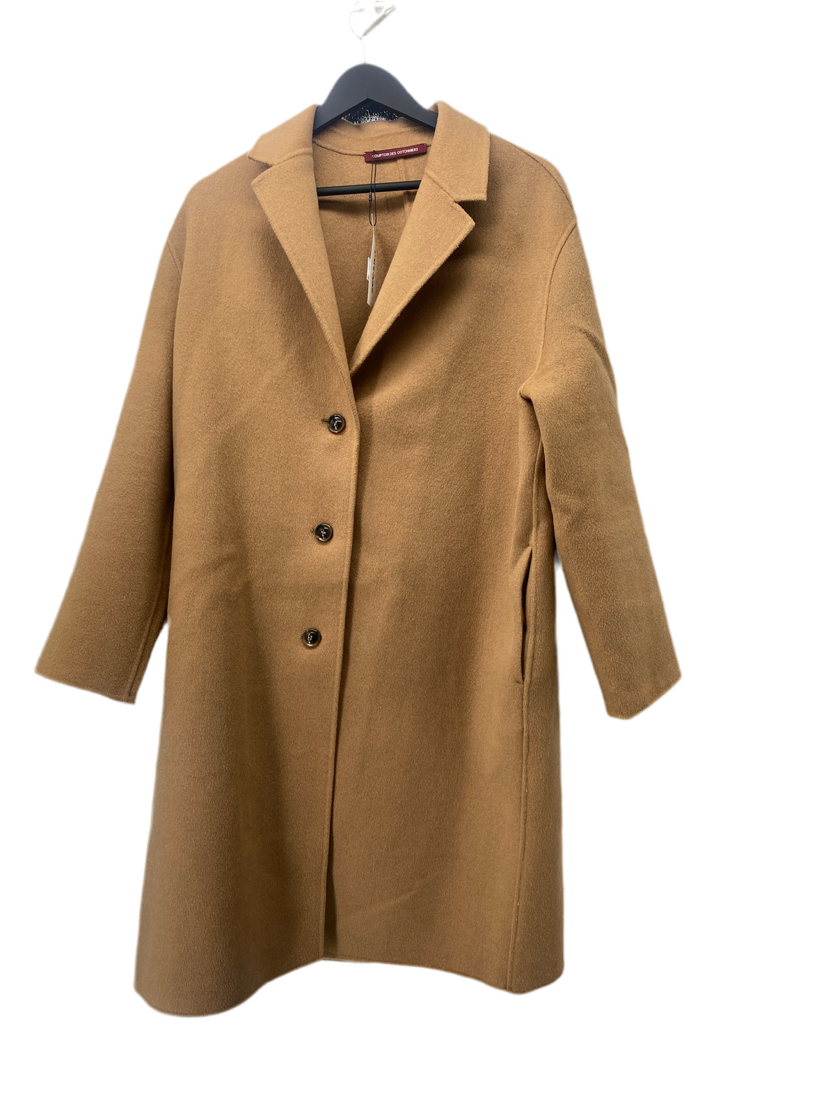 Manteau en laine beige