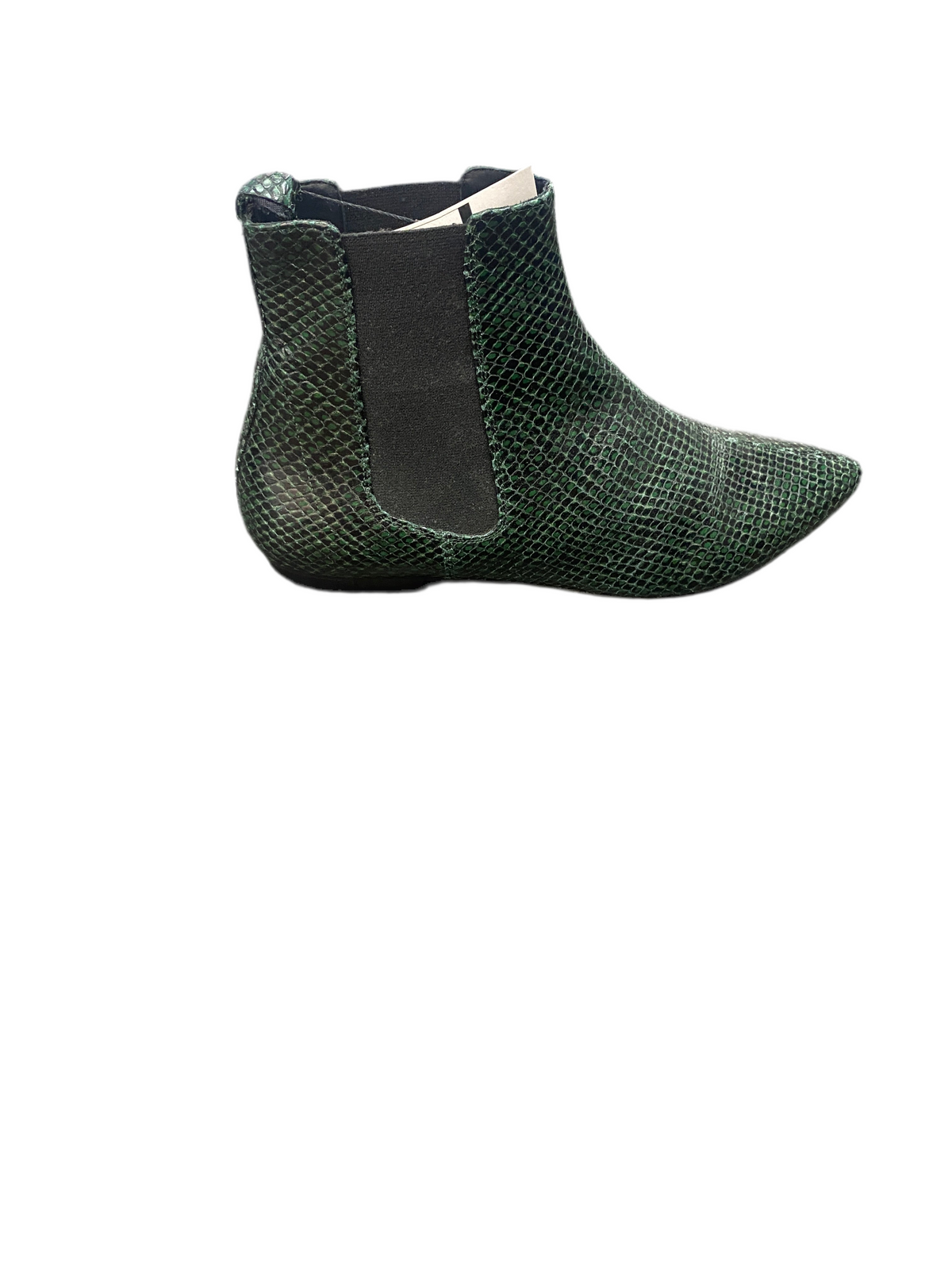 Bottines vertes python