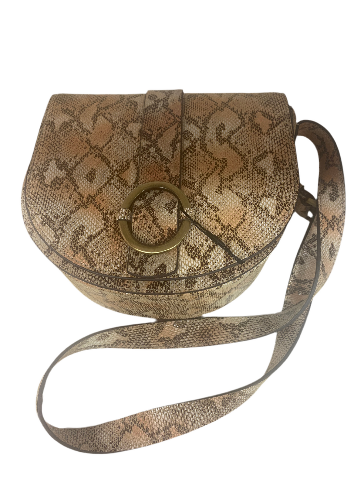 Sac à main effet python