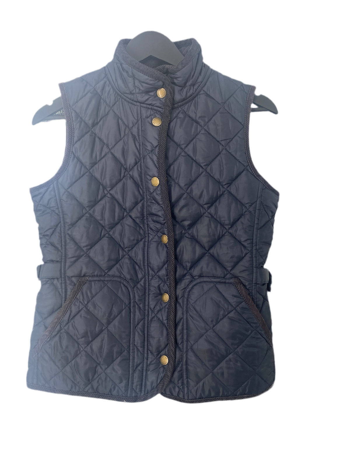 Doudoune sans manche bleu marine