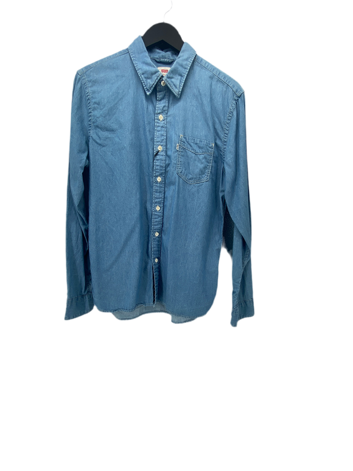 Chemise bleu effet jeans
