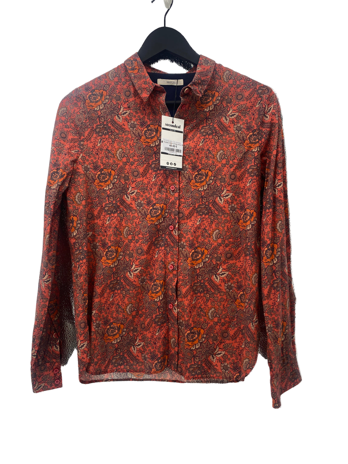Chemise à fleurs